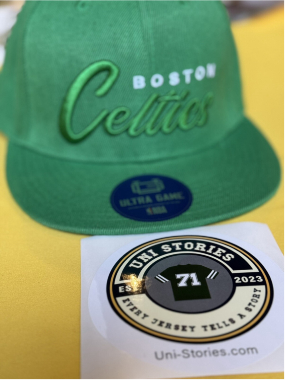 Boston Celtics Ultra Game Snapback hat Green NEW WITH TAGS